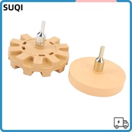 LUCKY-SUQI Rubber Adhesive Remover Wheel, Khaki Universal Decal Remover Eraser Wheel, Durable Rubber