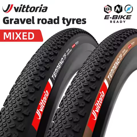 Vittoria Bicycle Gravel Road Vehicle Tire 700x40C Tubeless TERRENO T50 MIXED High Anti-Puncture Side