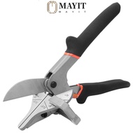 MAYIT Trunking Multi Angel Scissors, 22.5-45Degrees Adjustable High Carbon Steel Miter Shears, Trim 