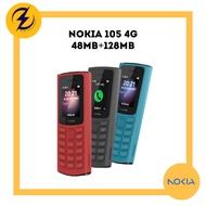[Malaysia Set] Nokia 105 4G - HD voice calls, easy to use, Dual SIM, 48MB RAM (1 Year Nokia Malaysia