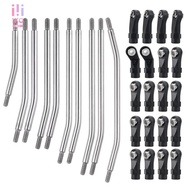 313mm RC Links Upper Lower Linkage Chassis Link Set with Plastic Rod Ends for 1/10  SCX10 II 90046 R