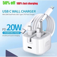 [Ship 24Hrs]20W USB-CPower Adapter For iP 16 15 14 1312 11 Pro Max 14 Plus X XR XS Max PD Fast Charg