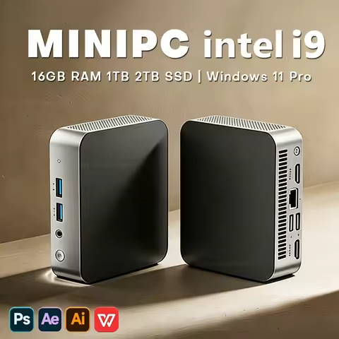 HOT SALE MINI PC Intel Core i9-8950HK PC Gamer i3-6100 Pc Desktop 16GB RAM 1TB 2TB SSD Computer WiFi