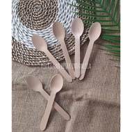 BINCH WOODEN SPOON FORK/ ice cream spoon/ Cake spoon/ Cake fork Cake fork/ salad fork/ Spoon fork Ec