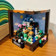 Compatible Building Blocks 21265 Minecraft Workbench Creative Assembling Educational Toys Children's
