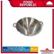 SUPRA 80 Cm Frying Pan JUMBO Stainless Steel Sus 430 Wok