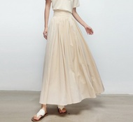 【大擺仙女裙】法式簡約/奢華用料/百搭長傘裙