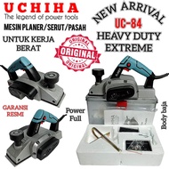 MESIN PLANER UCHIHA UC-84 MESIN SERUT. KETAM. PASAH KAYU HEAVY DUTY EXTREME UNTUK KERJA BERAT