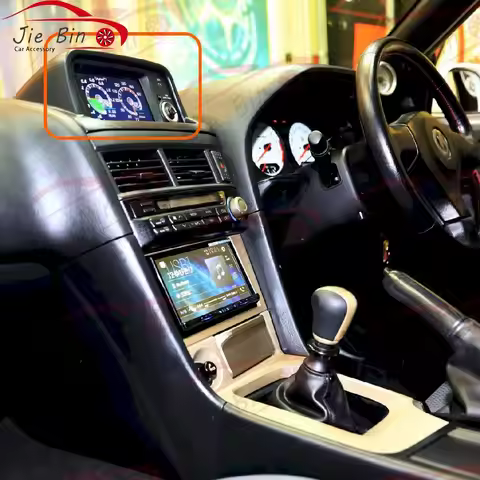 Original Display Panel For R34 GT-R MFD For NISSAN SHARP S1 99~20 For TOSHIBA S2 later 2000 Multi Fu