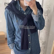 Polo Ralph Lauren 彩馬刺繡牛仔襯衫