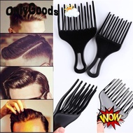 ONLYGOODS1 Afro Hair Pick Comb Professional Beauty Hairdressing Curly Hair Anti-static Hair Fork Bru