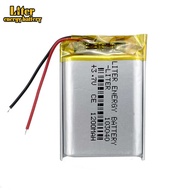 Rechargeable 1200Mah 103040 Li-Ion Lipo Cells Lithium Li-Po Polymer Battery For Mp3 Mp4 DVD GPS 0