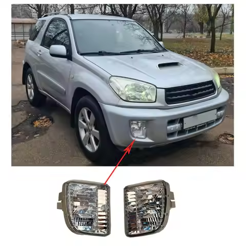 A Pair Fog Lamp Front Bumper Light For Toyota RAV-4 RAV 4 ACA20 ACA21 ACA22 ACA23 ACA26 2003 to 2005
