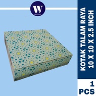 KOTAK TALAM RAYA | KUIH LAPIS BOX | PRINTED BOX 10"