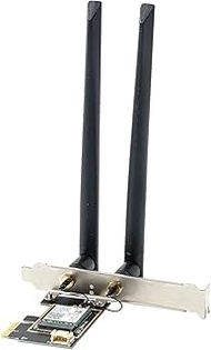 PCIe WiFi Card, WiFi 6E AX210, Bluetooth 5.2, WPA3, 802.11a/b/g/n/ac Tri Band Wireless Adapter with