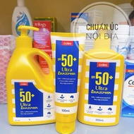 Australian Coles Ultra Sunscreen SPF50+ 100ml-500ml-1000ml