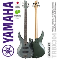 * Authorized Dealer * Yamaha® TRBX304 กีตาร์เบส 4 สาย แบบ Active ไม้โซลิดมะฮอกกานี คอเมเปิ้ล/มะฮอกกา