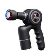 Heated Percussion Massager Fascial Portable Metal Heads Massage Gun Deep Tissue Vibrating Hot Cold C