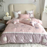 Embroidered Silk blanket set 7 items