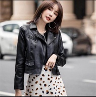 jaket kulit wanita jaket motorcycle warna jaket wanita Korea