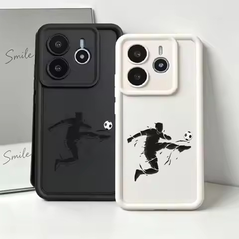 Football Player Case for Xiaomi Redmi Note 15 Pro Plus 13C 9 14C 10 14 A2 A1 A5 A3 12C 11 12 13 Phon