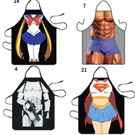 Funny Naked man apron kitchen korean kitchen supplies chef apron naked home woman kitchen apron for 