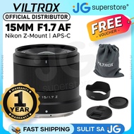 Viltrox AF 15mm f/1.7 Air Series Nikon Z-Mount APS-C Wide Angle Prime Lens for Mirrorless Cameras