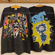 Vintage GREEN DAY 1994 insomniac Bio Washed tag USA เสื้อทัวร์ เสื่อวง เสื้อวินเทจ เสื้อยืดวง