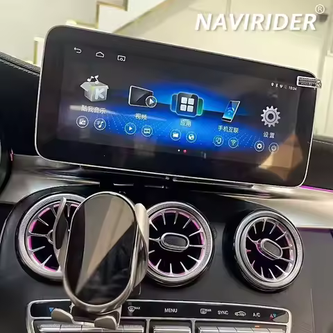 Multimedia Video Player For Mercedes Benz C Class C200 GLC C180 C220 2019 Android15 Stereo Navi Carp