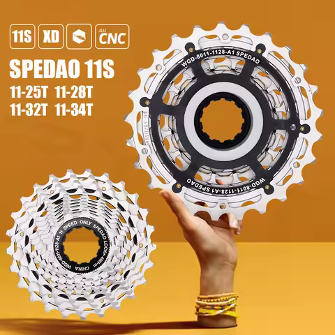 2026 Ultralight SPEDAO SLR2 Road Cassette 11 Speed 11-28/32/34T Bicycle Freewheel CNC K7 11V HG Spro