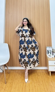 dress terbaru kekinian bahan rayon premium// dress miranda lengan 3/4