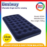 BESTWAY 67001 Portable Premium Series Inflatable Single Bed Air Bed Mattresses Katil Angin Camping