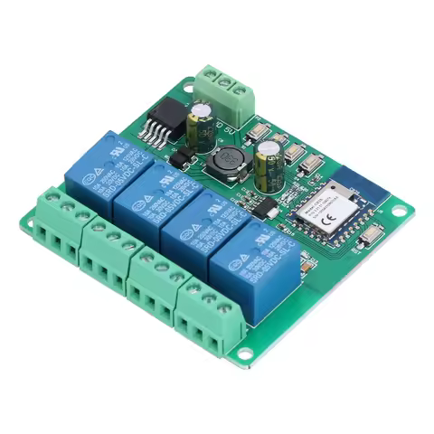 Mobile APP Relays Control Board 4 Channel Relay Module DC5V 7-28V Input for Artificial Intelligence 