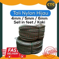 Tali Nylon Hijau / Nylon PE Rope / Tali PE / Tali Nylon / Tali Hijau / Tali PE Nylon / Green String 