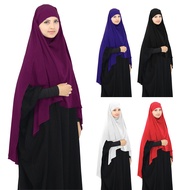 KHIMAR LABUH TUTUP PUNGGUNG ฮิญาบมุสลิม2ชั้นของผู้หญิงฮิญาบ Baju Raya เสื้อผ้ามุสลิม Jubah Muslimah Kurung