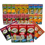 【250ml x 6 pkt】Marigold Soya/Laici/Bunga/Ice Lemon Tea/Mixed Longan Red Dates/Grape/Apple/Mango/Oran