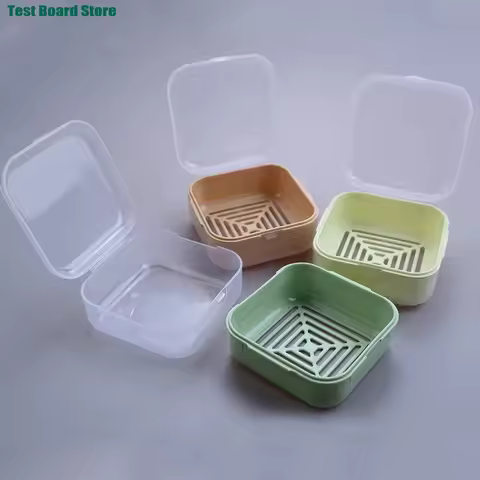 1Pce Travel Mini Soap Box – Leakproof Design, Morandi Colors, Suitable for Dormitory, Travel, Campin