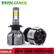 YHKOMS H4 H7 LED Car Lights H1 H3 H8 H9 H11 9005 HB3 9006 HB4  880 881 H27 3000K Yellow 4300K 6500K 