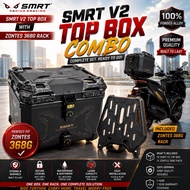 Zontes 368G ZT368G Monorack Combo SMRT Top Box PNP Set Siap Heavy Duty Rack Zontes 368E 368D