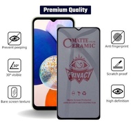 CERAMIC MATTE SPY PRIVACY SCREEN PROTECTOR SAMSUNG A12 A13 4G A13 5G A11 A14 4G A14 5G A15 4G A15 5G