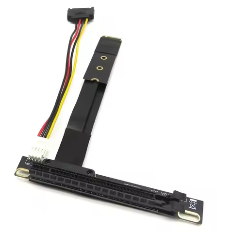 For M2 to PCI-E Extension Cable 16X to M.2 NVMe SSD PCI-E 3.0 x16 Graphics Card 0.3m Length