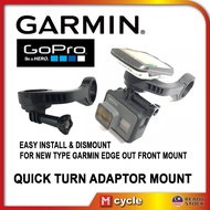 GARMIN V2 New Type Edge Out Front Edge 530 / 830 / 1030 Barfly Edge Meter Front Light Bottom Mount Bracket Gopro Adaptor