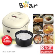 BEAR Rice Cooker Digital Multi Function 2 to 4 pax(DFB-B20A1)