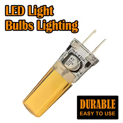 G4 Gy6.35 Led Silicone Lamp 10w Bulbs Light 12volt 2508cob Replace Halogen Lighting Spotlight Decora