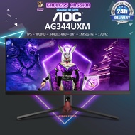 AOC AGON Pro AG344UXM 34-inch  WQHD Mini-LED IPS Gaming Monitor - 170Hz