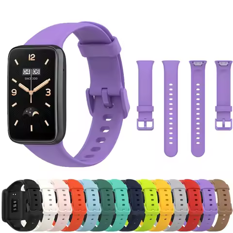 Watchband for Xiaomi Mi Band 7 Pro Wristband Liquid Bracelet Silicone official website MiBand 7pro S