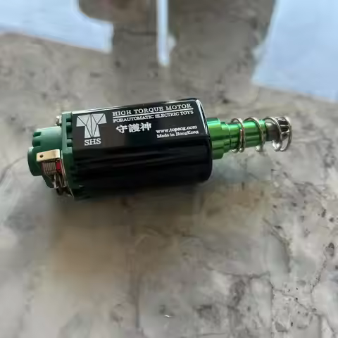 38000rpm Green SHS AEG Motor High Torqub Motor 11.1V Twist Speed Motor long Axle Airsoft M16/M4/MP5/