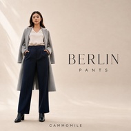 Highwaist Pants Berlin Long Pants - Cammomile BERLIN 2307064