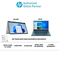 HP PAVILION X360 14-EK1038TU / 14-EK1039TU LAPTOP (I5-1335U,16GB,512GB SSD,14" FHD,IRIS Xe GRAPHICS,