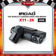 IROAD X11 64GB QHD 2-CHANNEL | SONY STARVIS SENSOR | REAL HDR DASH CAM